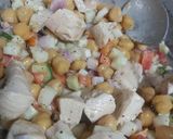 চিকেন কাবলী ছোলার স্যালাড (chicken kabli cholar salad recipe in Bengali) রেসিপির ধাপ 3 ছবি