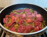 عکس مرحله 2 از دستور خوراک جگر مرغ شمالی (شله قورمه)