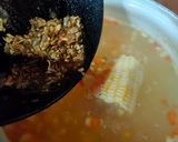 Foto langkah ke 3 dari resep Sweet Corn Egg Drop Soup ala Chef Muhammad.