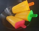 A picture of step 2 of Orange Popsicle Treat.