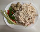 Hình bước làm 4 của món Khô gà lá chanh (Nồi chiên không dầu)