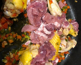 Foto del paso 4 de la receta: Arroz con pollo y gambas al aroma de tomillo