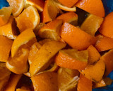 Foto del paso 1 de la receta: BUDÍN DE NARANJA (cáscara y pulpa) EN LICUADORA 🧉🥮🍊🍊🥧🧉