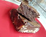 Φωτογραφία βήματος 9 της συνταγής Brownies με τσουρέκι 💙