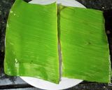 A picture of step 4 of Traditional Gujarati Rice Panki.