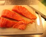 Foto del paso 3 de la receta: Salmón en su salsa y espinaca hervida