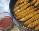 A picture of step 5 of Chicken Kebab 😋😋.