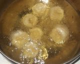 A picture of step 2 of Bread balls with ketchup.