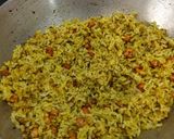 A picture of step 6 of Raw Mango Thecha Pulao.