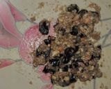A picture of step 2 of Honey grapes puran poli.