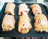Foto del paso 4 de la receta: Rollitos de pollo al horno