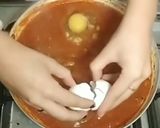Foto del paso 7 de la receta: Popeye -Salsa con verduras y huevo poché-