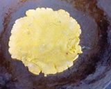 A picture of step 2 of Makki ki Roti.