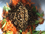 Ensalada de pasta seca con pollo 🍗🥗