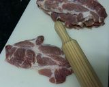 Foto del paso 1 de la receta: Filetes de cabezal 🐷🐖 aliñados para barbacoa o a la plancha