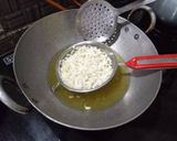 A picture of step 3 of Khatta Meetha namkeen.