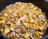 Foto del paso 3 de la receta: Filetes de pavo en salsa suave con champiñones