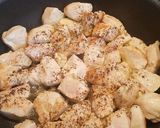Une image de l'étape 2 de Escalope de poulet au Roquefort.
