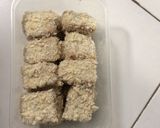 Foto langkah ke 7 dari resep Simple Cheese Banana nugget tanpa telur.