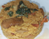 Foto del paso 6 de la receta: Arroz frito con currys, setas y bacon