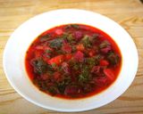 Foto del paso 8 de la receta: Sopa de remolacha con patata al eneldo