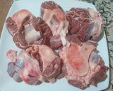 A picture of step 1 of Tangia Marrakchia.