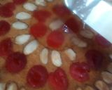 A picture of step 7 of Almonds cherry 🍒 tea cake.