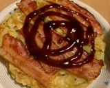 A picture of step 10 of Okonomiyaki.