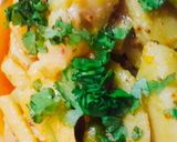 A picture of step 4 of Arvi_ka_khatta_salan.