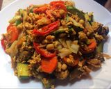 Foto langkah ke 9 dari resep Tumis orak-arik tesa (telur+sayuran).
