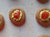 Pepas integrales con crema pastelera y membrillo✨️