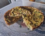 Foto del paso 11 de la receta: Quiche de pollo y puerro