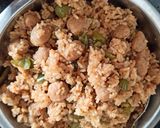कॅप्सिकम सोया शेजवान राईस (capsicum soya schezwan rice in marathi) रेसिपी स्टेप 3 फोटो 