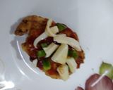 A picture of step 4 of Crispy chicken pizza.