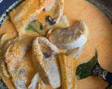 Foto langkah ke 7 dari resep Gulai Ikan Kakap Daun Singkong.