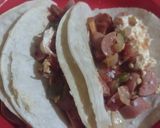 Foto del paso 6 de la receta: Salchichas y jamón a la mexicana con queso versión# 2💚🍅🤍
