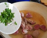 Foto del paso 4 de la receta Arroz caldoso con Cordero, Judías Verdes y Champiñones