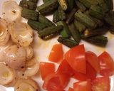 A picture of step 2 of Bhindi Do Pyaza.