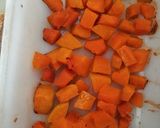 A picture of step 1 of Vegetarian egg fried rice.