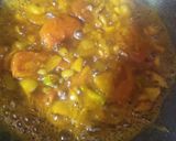 A picture of step 3 of Aloo gobhi.