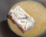 Foto del paso 7 de la receta: Torrijas de pan de focaccia de canela con ganache de chocolate blanco