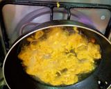 A picture of step 2 of Curry chawal.