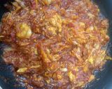 A picture of step 8 of Spagetti with cabbage sauce.