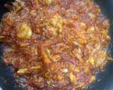 A picture of step 8 of Spagetti with cabbage sauce.
