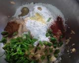 A picture of step 1 of Deep fried mixed lentils balls.