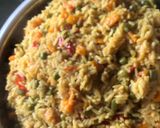 A picture of step 2 of Fried rice#kitchenuntchallenge.