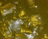 A picture of step 5 of Palak paneer.