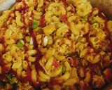 A picture of step 6 of Savory, Spicy Tikka Macroni 🍝🍊🍊🍜.