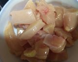 Hình bước làm 1 của món Canh kim chi ức gà gạo lứt ăn kèm rong biển (Eat clean)