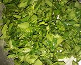 A picture of step 3 of Methi millet thepla.